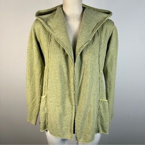 ❤️ Cut Loose Sage Green Hooded Cardigan XS